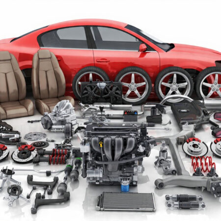 Auto Parts With Rad Car